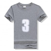 Allen Iverson Georgetown Hoyas College Jersey Shirt Limite Gray Mens L465