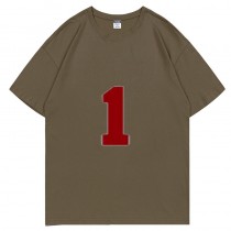Justin Fields Ohio State Buckeyes College Jersey Shirt Brown Mens S936
