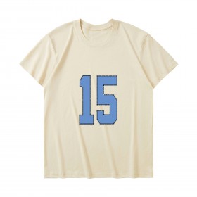 Vince Carter North Carolina Unc College Jersey Shirt Beige Youth J654