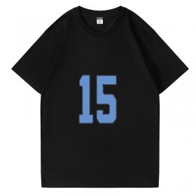 Vince Carter North Carolina Unc College Jersey Shirt Black Mens 808