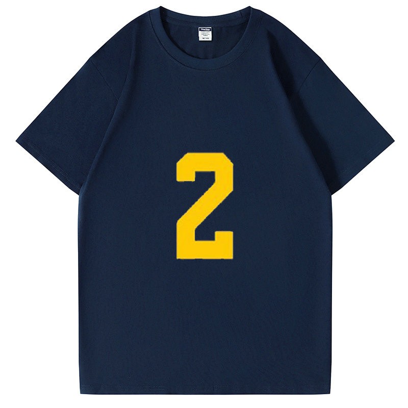 Blake Corum Michigan Wolverines College Jersey Shirt Navy Mens S956