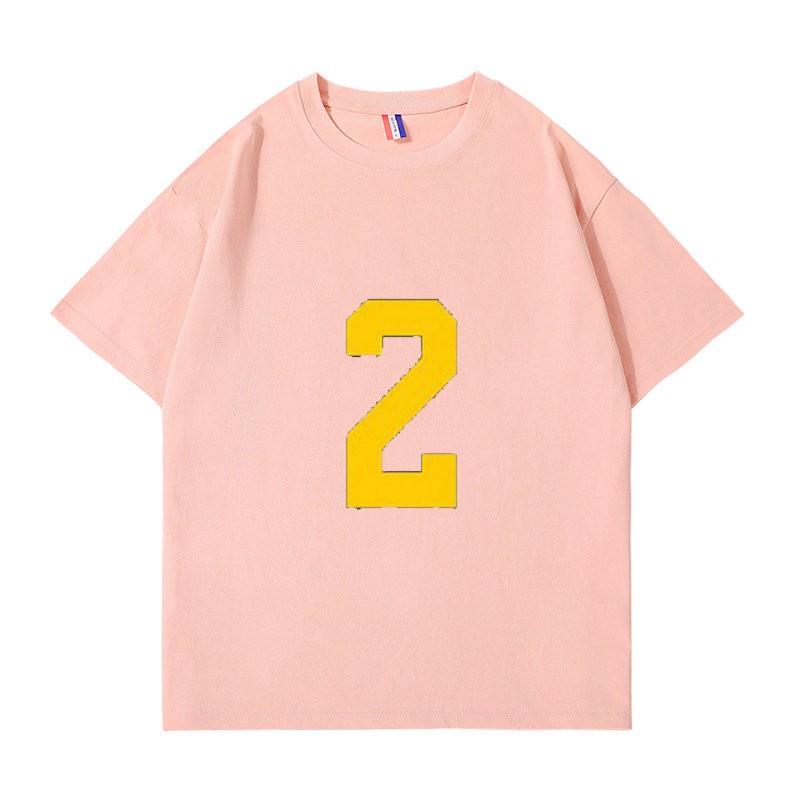 Blake Corum Michigan Wolverines College Jersey Shirt Pink Womens S962